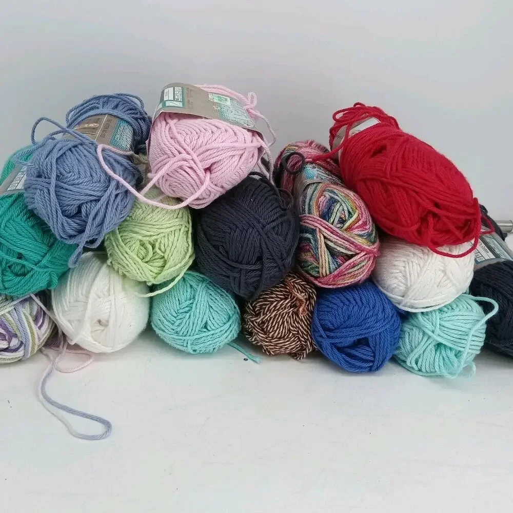 15X Hobby Lobby I Love This Cotton! 100% Cotton Worsted Yarn Lot Skeins